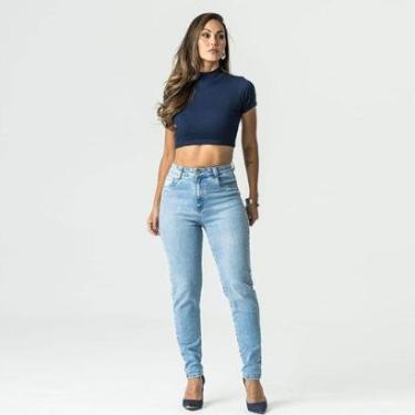 Imagem de Calça Mom Jeans Feminina Zune-Feminino