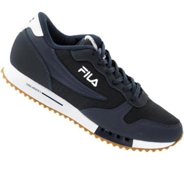 Imagem de Tênis Fila Jogger Euro Sport  Preto e Grafite - Masculino - 40 - Preto-Masculino