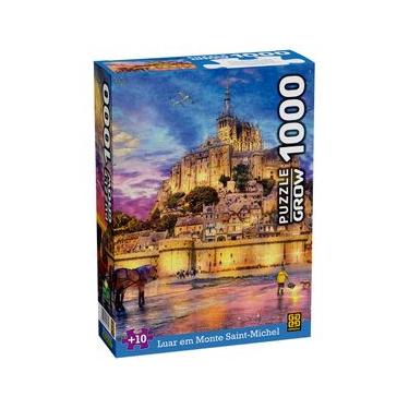 Imagem de Quebra-cabeça 1000 peças Luar em Monte Saint-Michel