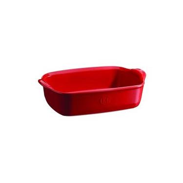 Imagem de Travessa retangular em cerâmica Emile Henry 22x14cm vermelha