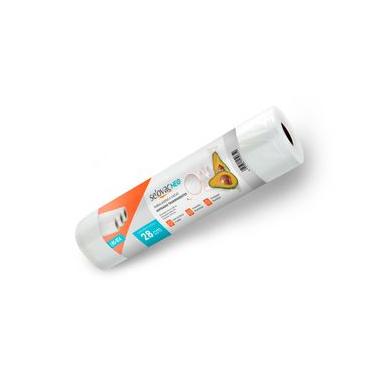 Imagem de Embalagem para Vácuo em Rolo Gofrado Transparente 28 cm x 5 m Pacote - Selovac