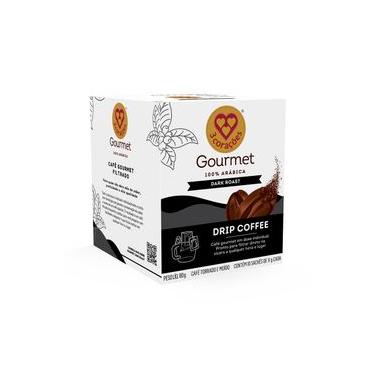 Imagem de Drip Coffee Gourmet Dark Roast 3 Corações