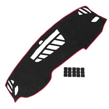 Imagem de aqxreight Painel do Carro Evitar Luz Almofada Capa Instrumento Plataforma Esteira Apto para 2012-2016 um Acabamento Pré-cortado Material Não Encolhível Fácil de Usar e Resistente, Colorfast e