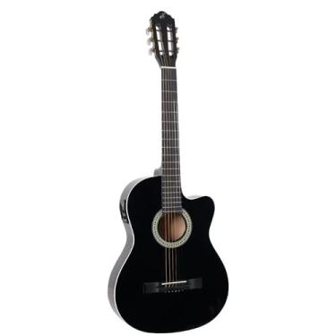 Imagem de Violão Eletroacústico Flat Cutaway Nylon NF-14 Preto