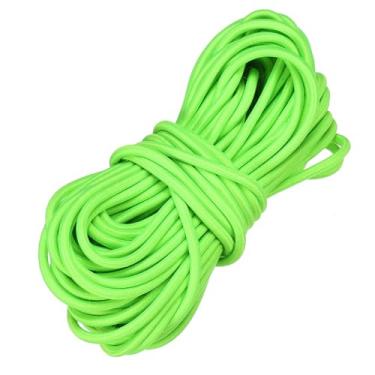 Imagem de PATIKIL Cordão elástico elástico, 1/20.3 cm x 81 cm de poliéster resistente corda elástica para caiaque corda elástica para caiaque lona gravata barco barraca acampamento artesanato DIY, verde