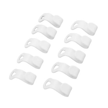 Imagem de GLOGLOW 10 Peças de Gancho de Conector de Cabide, Organizadores de Armário que Economizam Espaço para Dormitório Com Design Empilhável e Plástico Resistente, Clipes de Cabide Multifuncionais para (L