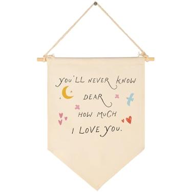 Imagem de Sala de jogos para berçário, sala de leitura, quarto, porta acima do berço, decoração de parede, presentes para meninos, meninas, crianças, bebê, presente de Natal, faixa em tela, estampas, cartaz