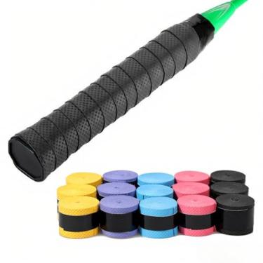Imagem de 15 unidades de Overgrips para Raquete Tênis - Fita -Derrame e Absorção Suor Envolver Over Grip Badminton Vara Pesca Guid