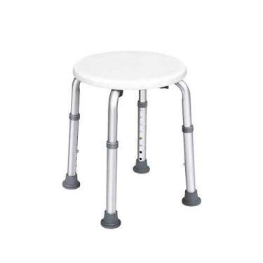 Imagem de Banqueta Banco Banho Para Idoso Redondo 120kg - PROCIRURGICA