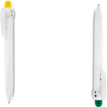 Imagem de Caneta Esferográfica Retrátil de Plástico, Escrita Azul, 0.5mm, Ambidestra, 1 e 2 Unidades (kit 1)