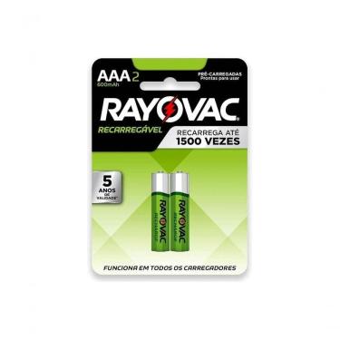 Imagem de Pilha Recarregável Rayovac Aaa 600mah Com2