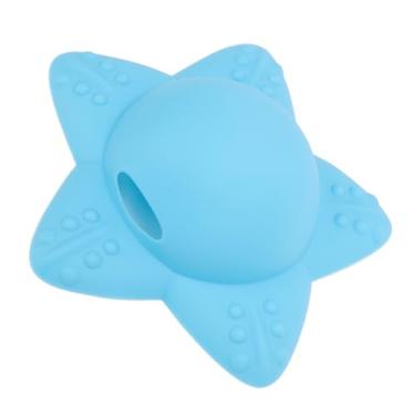 Imagem de Brrnoo Tampa de Drenagem de Excesso de Banheira, Rolha de Drenagem de Silicone Montada na Parede para Pias e Banheiras, Com Material Resistente e Inodoro (Azul)