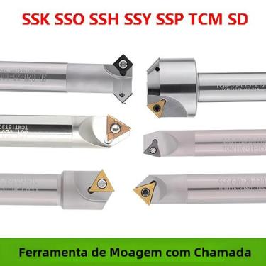 Imagem de Suporte De Fresagem CNC De 30, 45 E 60 Graus TCM SD SB C16-16-100 Ferr