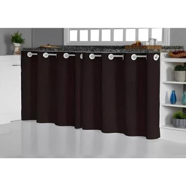 Imagem de Cortina Para Pia de Cozinha e Área de Serviço Oxford Protege e Esconde