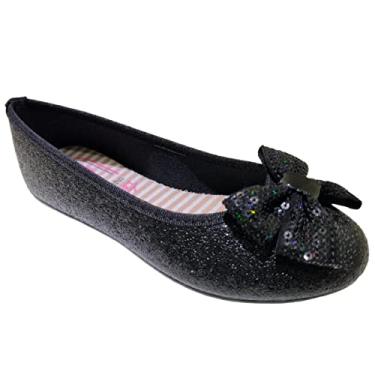 Imagem de Sapatilha Molekinha Infantil Meninas, Preto, 28