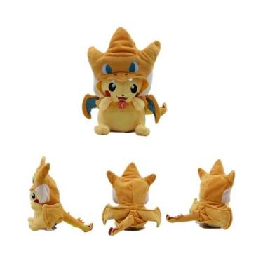 Imagem de Brinquedos De Pelúcia Cos Eevee Pikachu Lucario De 20CM, Bonecos De An