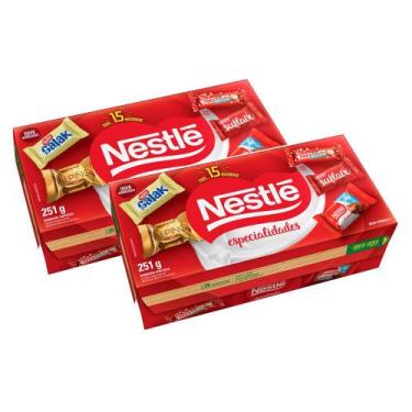 Imagem de Kit 2 Caixa de Bombons Nestlé Especialidades 251g
