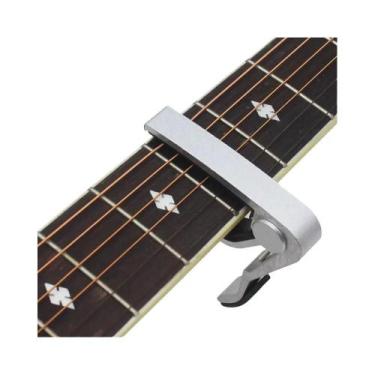 Imagem de Capotraste Universal De Liga De Alumínio Para Guitarra, Violão E Ukule