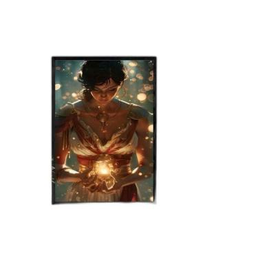 Imagem de Quadro Atena Deusa Da Guerra E Da Sabedoria 33X24Cm