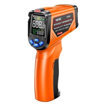 Imagem de Termômetro Infravermelho Profissional 650C ANENG TH05 NFe, Preto