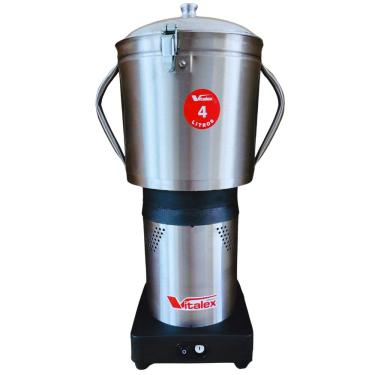 Imagem de Multiprocessador de Alimentos Cutter Inox 4 Litros 1200W Industrial 3/4 Cv Vitalex Cut-04