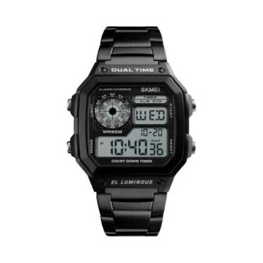 Imagem de Relógio Digital Esportivo Retro À Prova D'Água Para Homens SKMEI 1335,