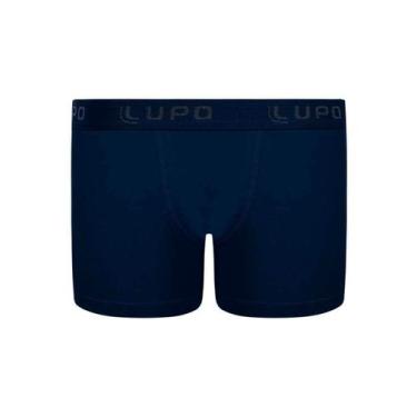 Imagem de Cueca boxer lupinho 150-002 infantil - Lupo, G, Azul marinho