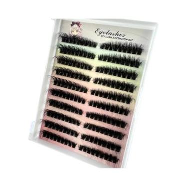 Imagem de Cílios Postiços Volumosos De 14 Fileiras, Extensões De Cílios Individu