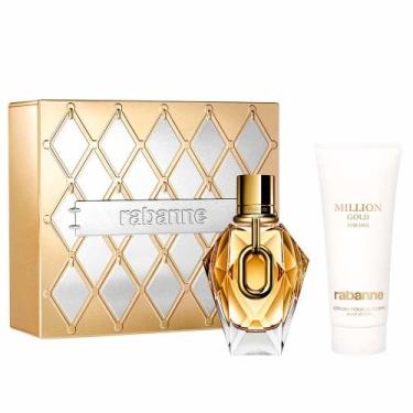 Imagem de Coffret Rabanne Million Gold For Her Kit - Perfume Feminino EDP + Crem