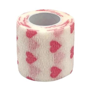 Imagem de Fita Atlética Colorida De 2,5cm, Bandagem Adesiva Autoelástica Para Ta