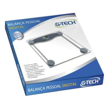 Imagem de Balança Digital G-tech Glass 10 180kg Banheiro - Congratulations Store