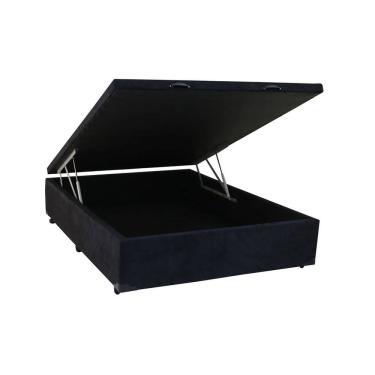 Imagem de Base Box Baú Viúva 128x188x36cm Suede