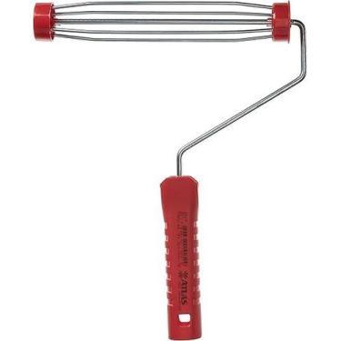Imagem de Garfo de Pintura Gaiola S/Rosca Aco Vermelho 23Cm - ATLAS