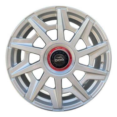 Imagem de Kit 4 Rodas Aro 18x7 Magna CVT 5X100/113 Prata B.A.R