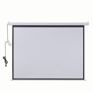 Imagem de Tela de Projeção Retrátil Elétrica 203 x 152cm 127V Multi - AC350, Bra