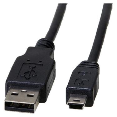 Imagem de Cabo Dados Usb P/ Gps Garmim Nuvi 30 40 50 52 54 200 205 Cor Preto - m