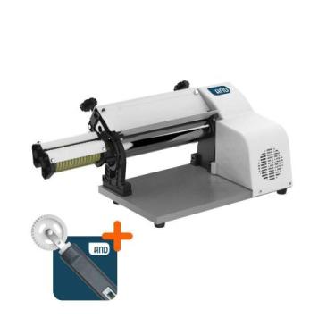 Imagem de Cilindro De Massas Elétrico Talharim Branco 28cm 127v Anodilar Com Cor