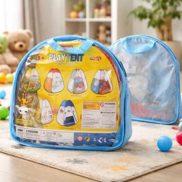 Imagem de Barraca Infantil Dobrável MD8090 Cabana Portátil de Poliéster para Crianças First Bikes