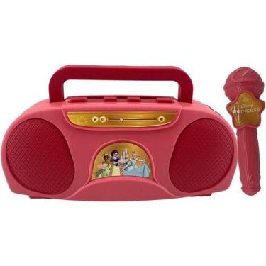 Imagem de Boombox Karaoke Infantil Disney Princesas Musical Candide
