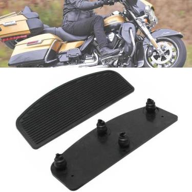 Imagem de Pedaleira De Borracha Preta Para Motocicleta Harley Touring Dyna Elect