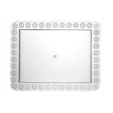 Imagem de Bandeja para Bolo Cristal Base para Bolo e Doces Festa - - tres triang