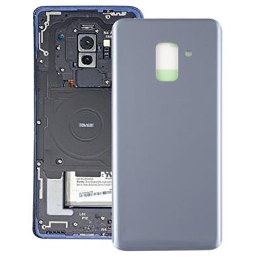 Imagem de Peças de reparo de substituição para Galaxy A8 (2018) / A530 (Preto) Peças (Cor: Cinza)