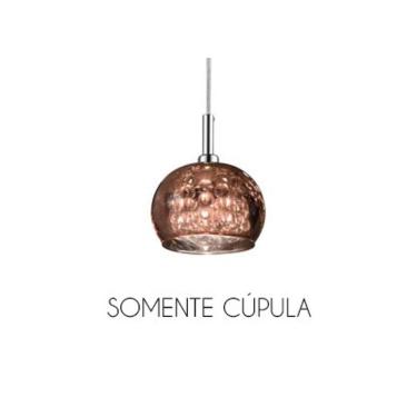 Imagem de Cúpula De Vidro Cobre Do Pendente HO7613CO ou HO7616CO 13cm Bella - Somente a Cúpula