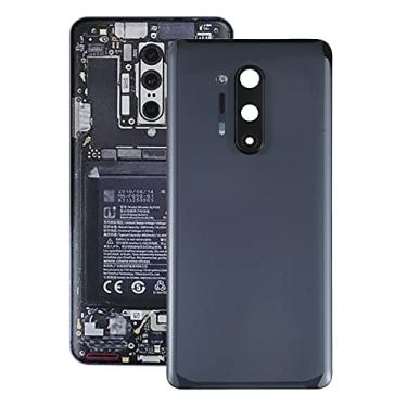 Imagem de HONGYAN Peças de substituição de telefone celular Tampa traseira da bateria com a tampa da lente da câmera para o OnePlus Pro Acessórios telefônicos