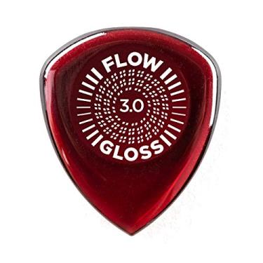 Imagem de Palhetas de guitarra Dunlop Flow Gloss 3,0 mm - pacote com 3