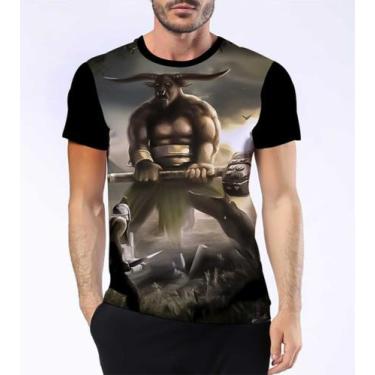 Imagem de Camisa Camiseta Minotauro Mitologia Grega Touro Homem Hd 7 - Dias No E