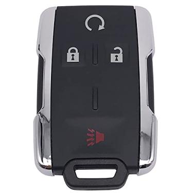 Imagem de Controle remoto de entrada sem chave, capa para chave de reposição para Chevrolet Silverado Colorado GMC Sierra Yukon Cadillac 4 botões
