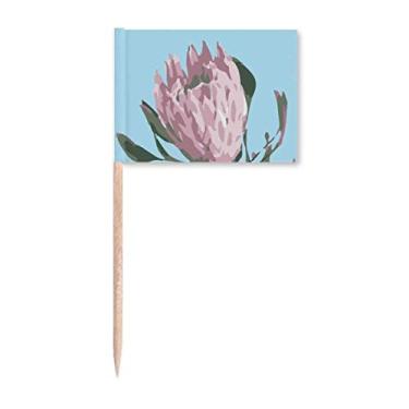 Imagem de Bandeiras de palito de dente de caranguejo brasileiro peludo decoração de festa