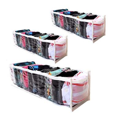 Imagem de 3 Colmeia organizadora de gaveta tam P p/roupa de bebê