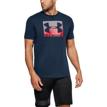 Imagem de Camiseta De Treino Masculina Under Armour Boxed Sportstyle